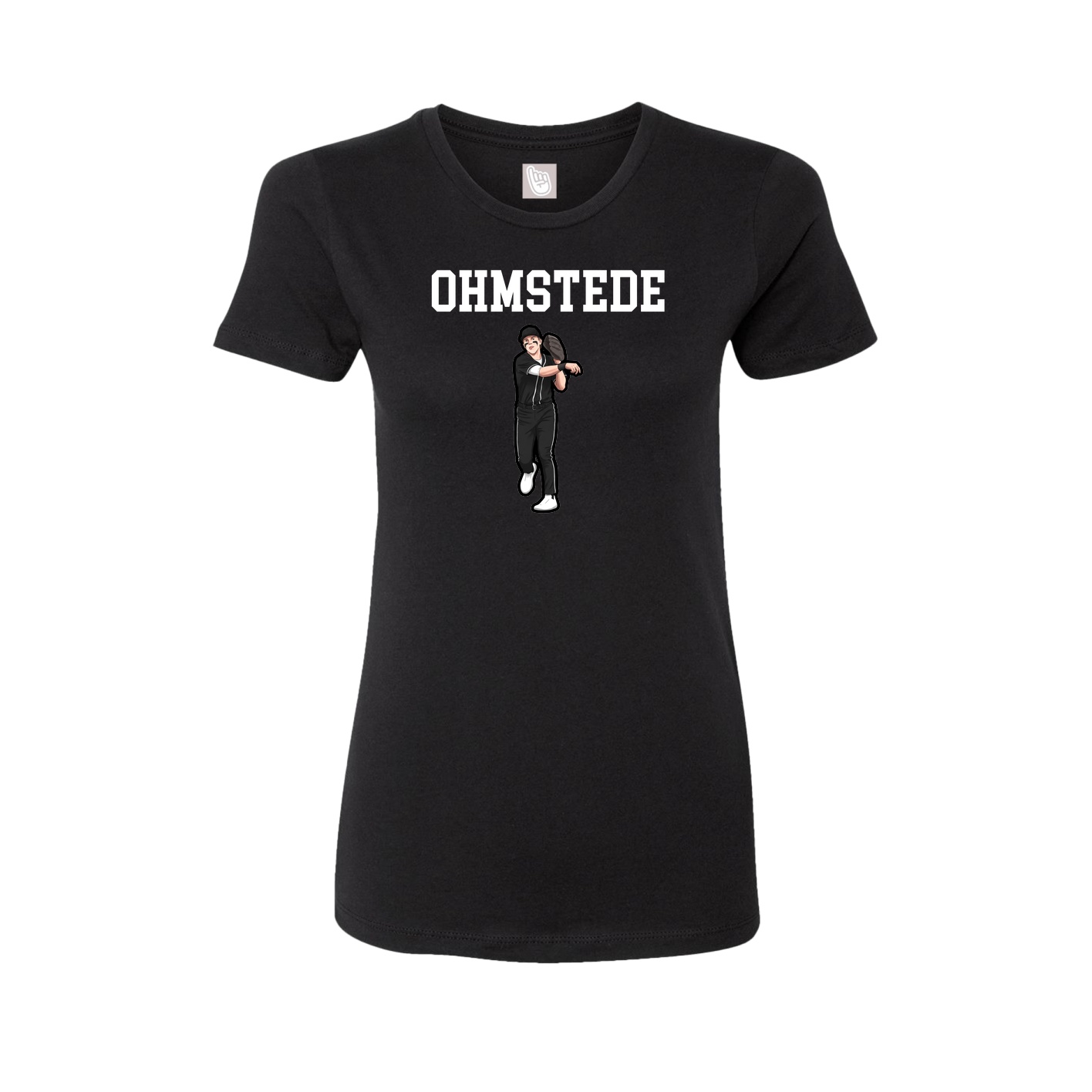Fitted Women's Tee — Shirsey in Black