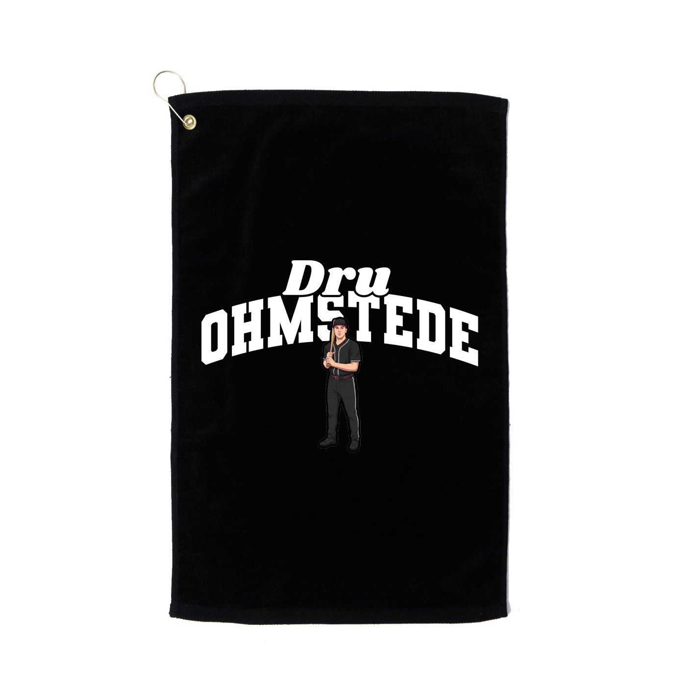 Golf Towel — Signature Arch in Black