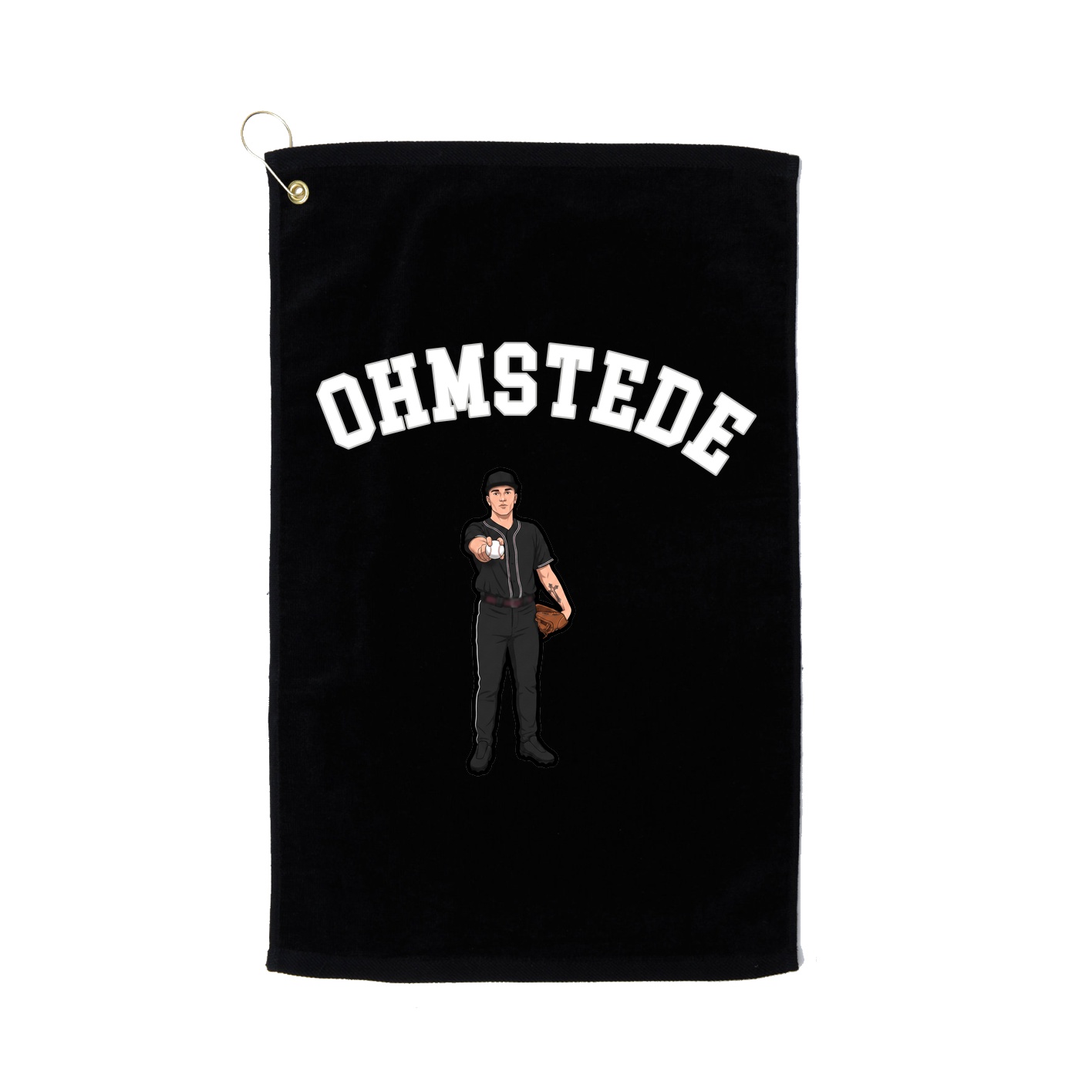 Golf Towel — Shirsey Arch in Black