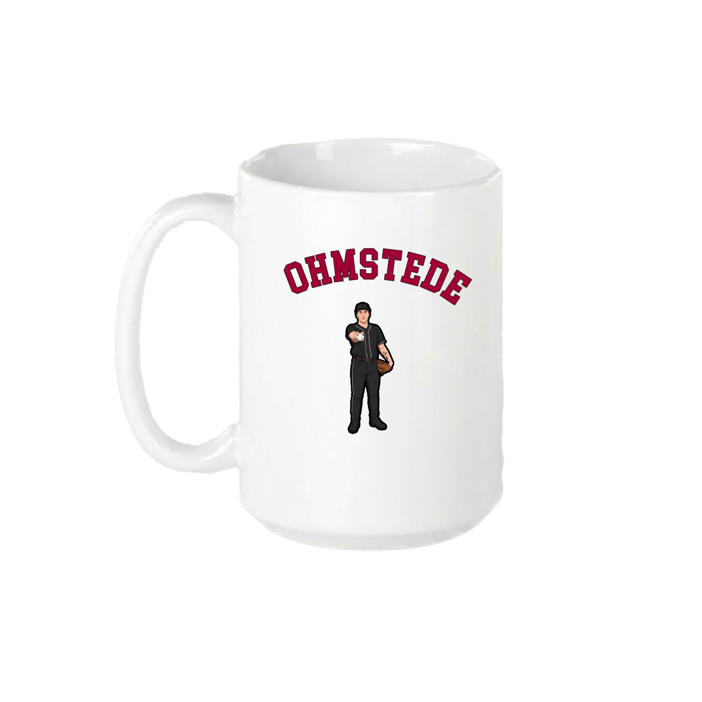 15oz Coffee Mug — Shirsey Arch in White