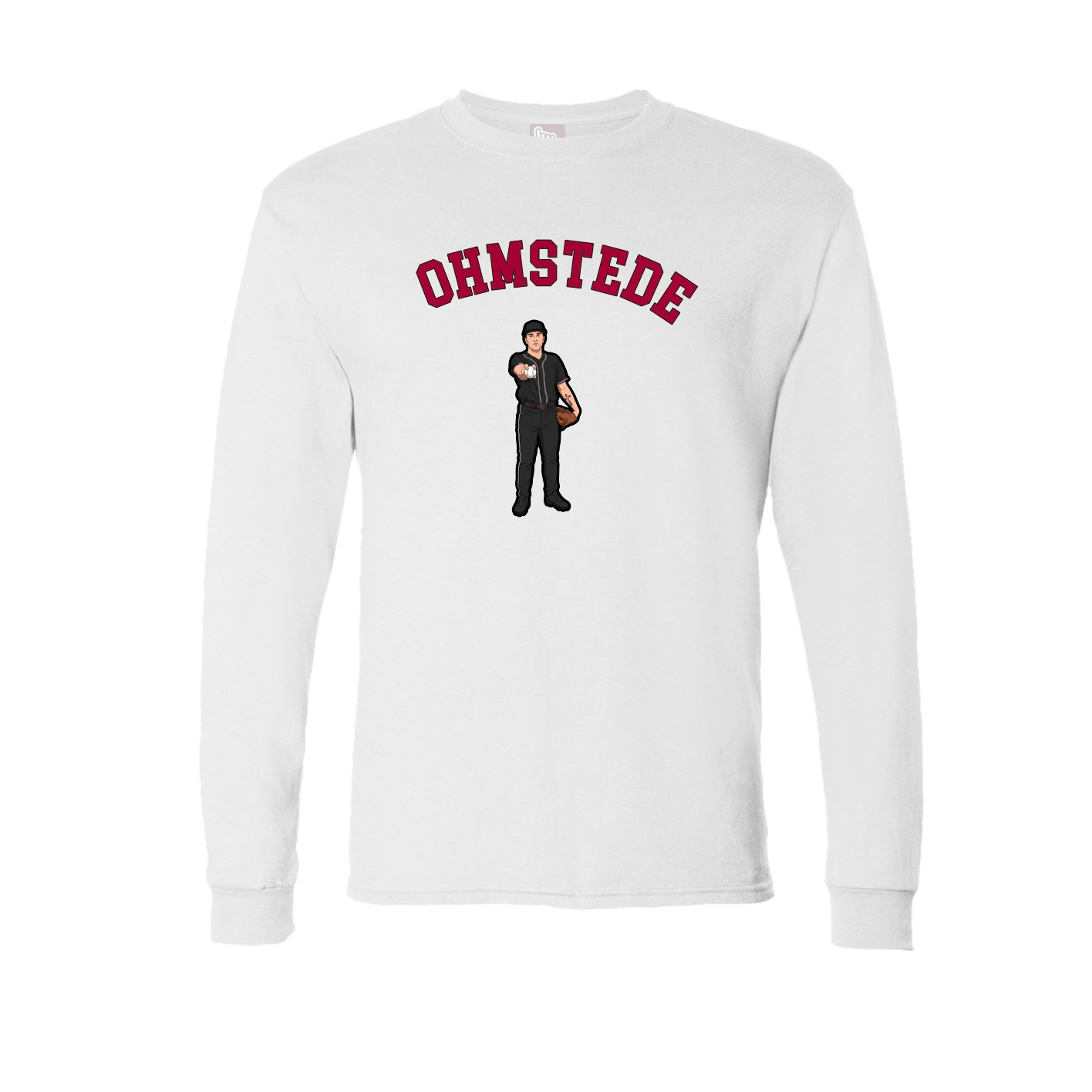 Long Sleeve Tee — Shirsey Arch in White