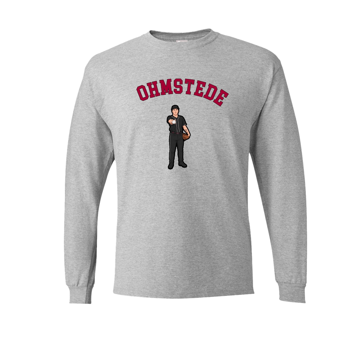 Long Sleeve Tee — Shirsey Arch in Grey