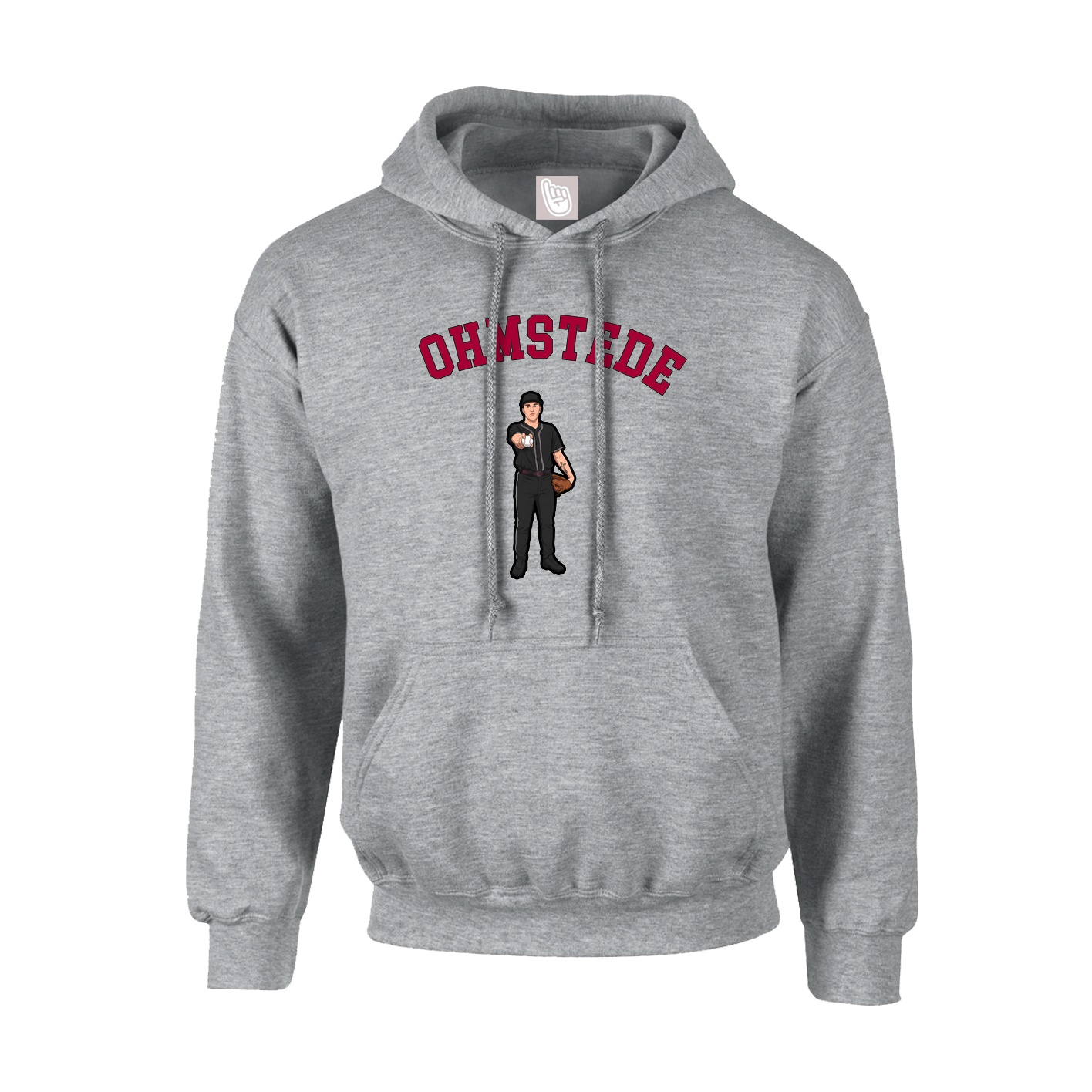 Youth Hoodie — Shirsey Arch in Grey