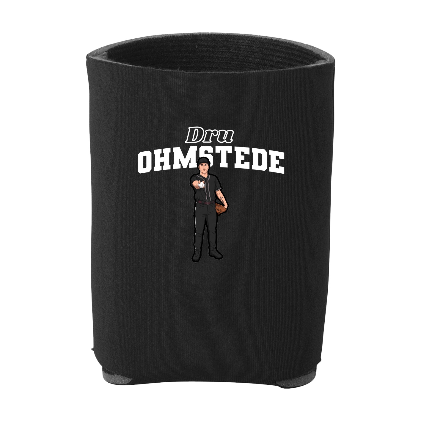 Can Holder — Name Arch in Black