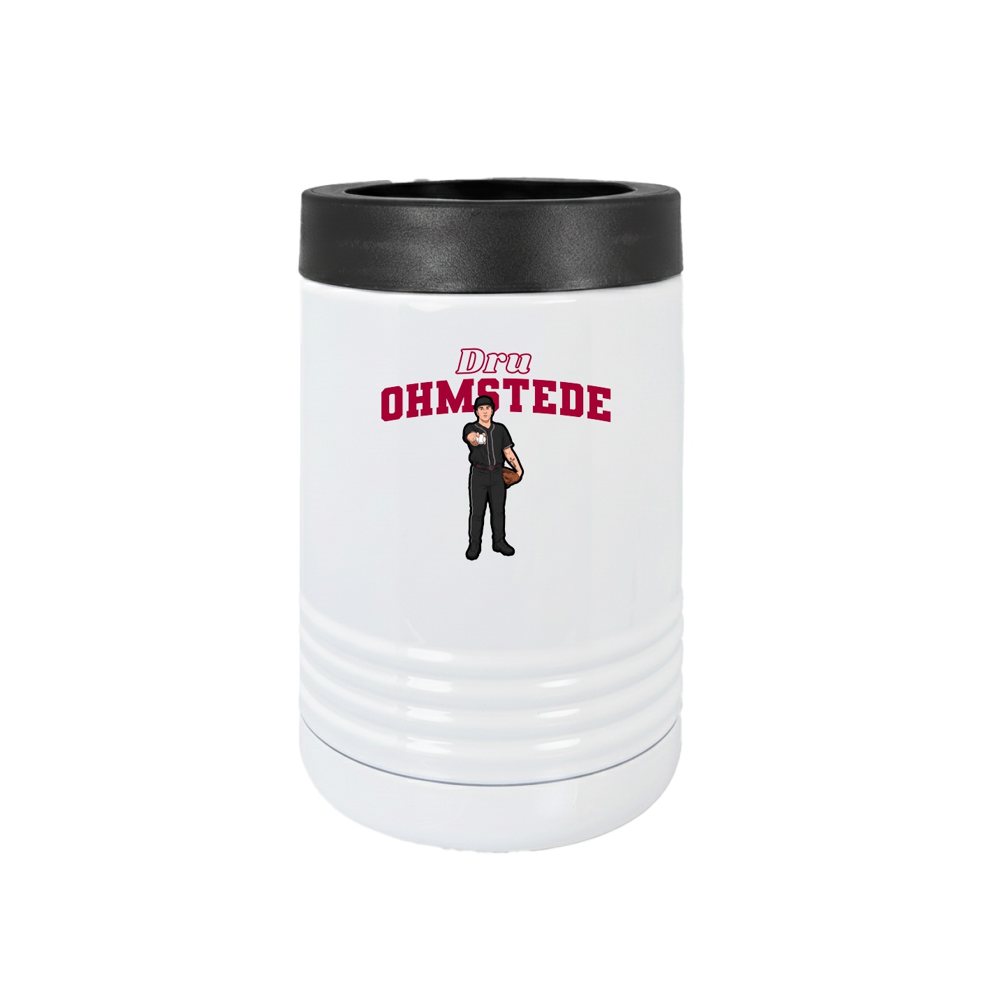 Beverage Holder — Name Arch in White