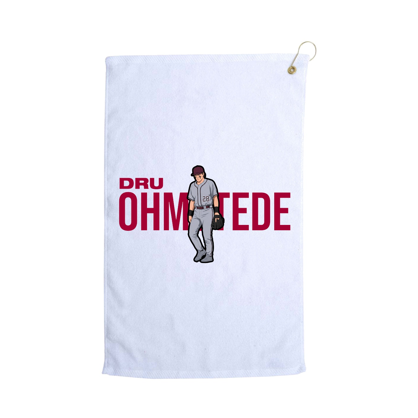 Golf Towel — Player Name in White