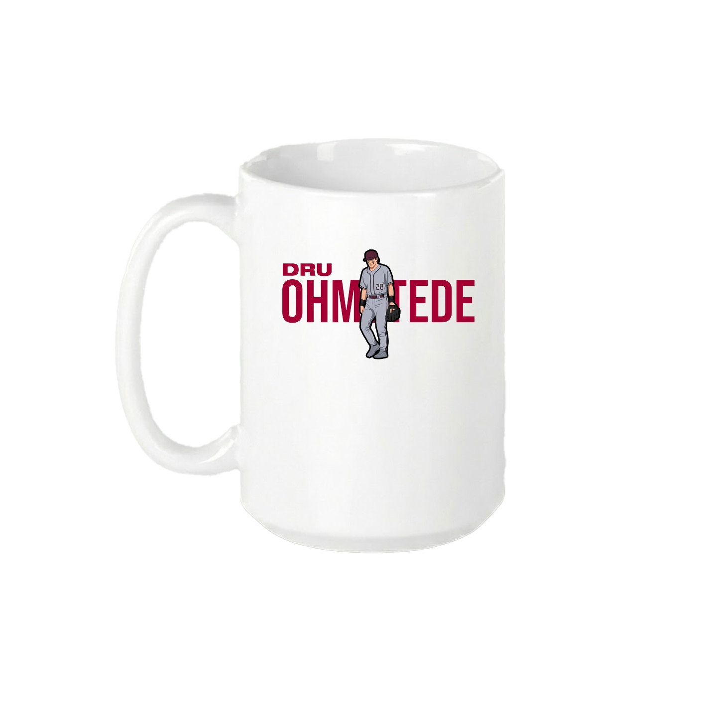 15oz Coffee Mug — Player Name in White