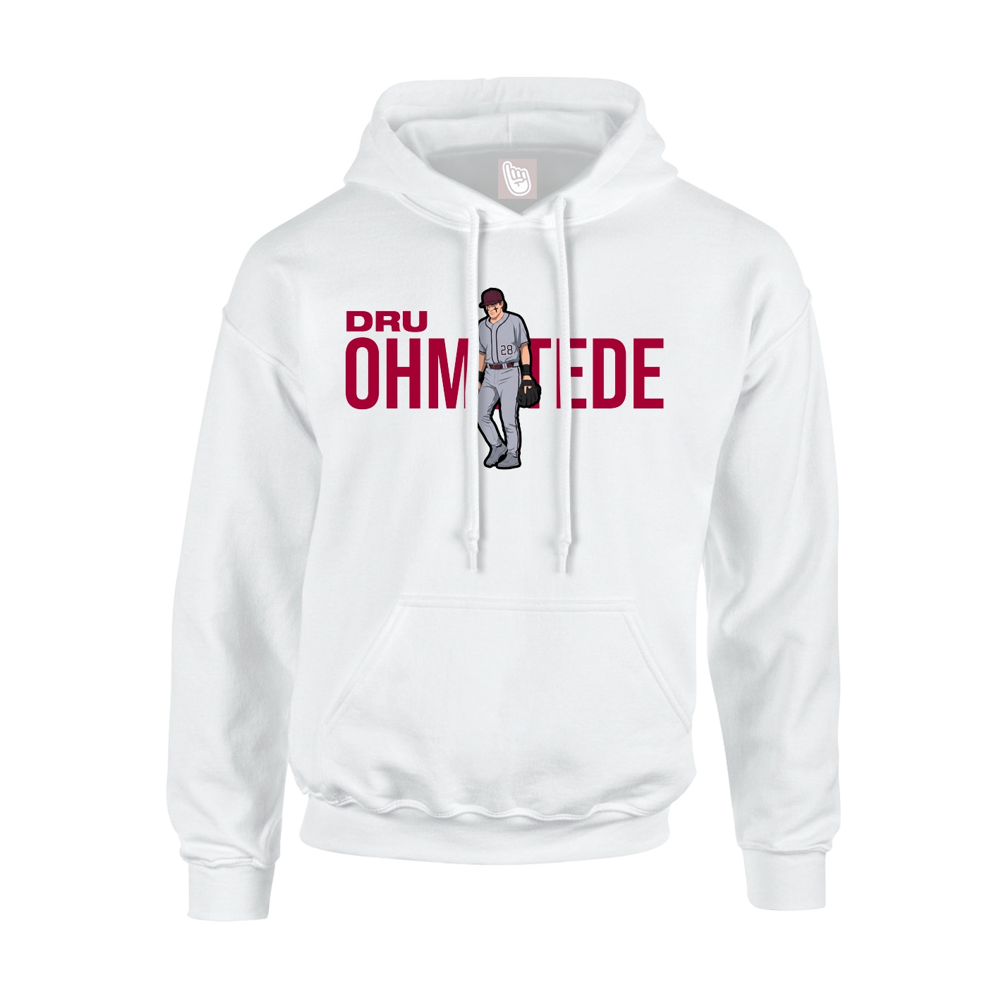 Hoodie — Player Name in White