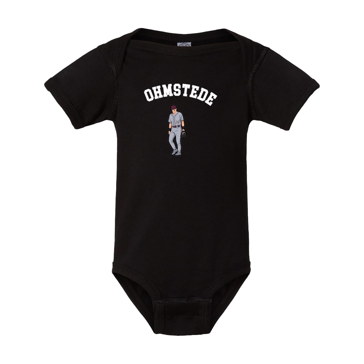 Baby Onesie — Shirsey Arch in Black