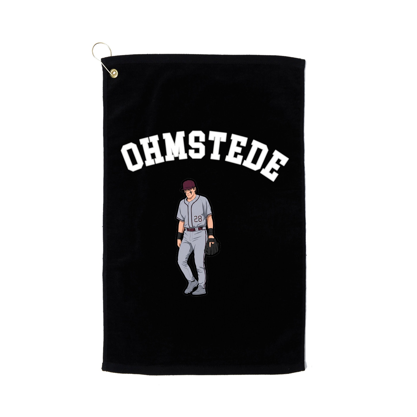 Golf Towel — Shirsey Arch in Black