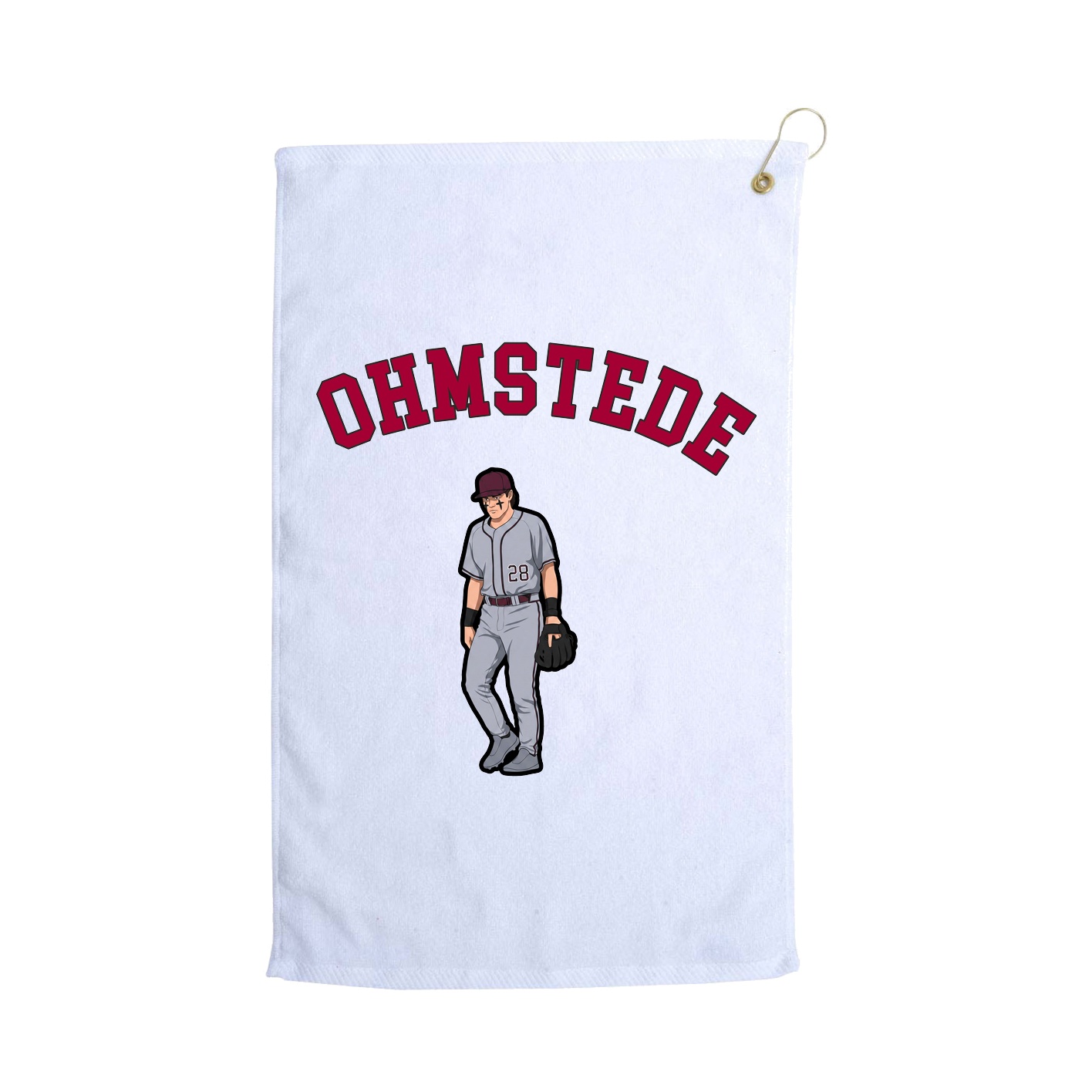 Golf Towel — Shirsey Arch in White