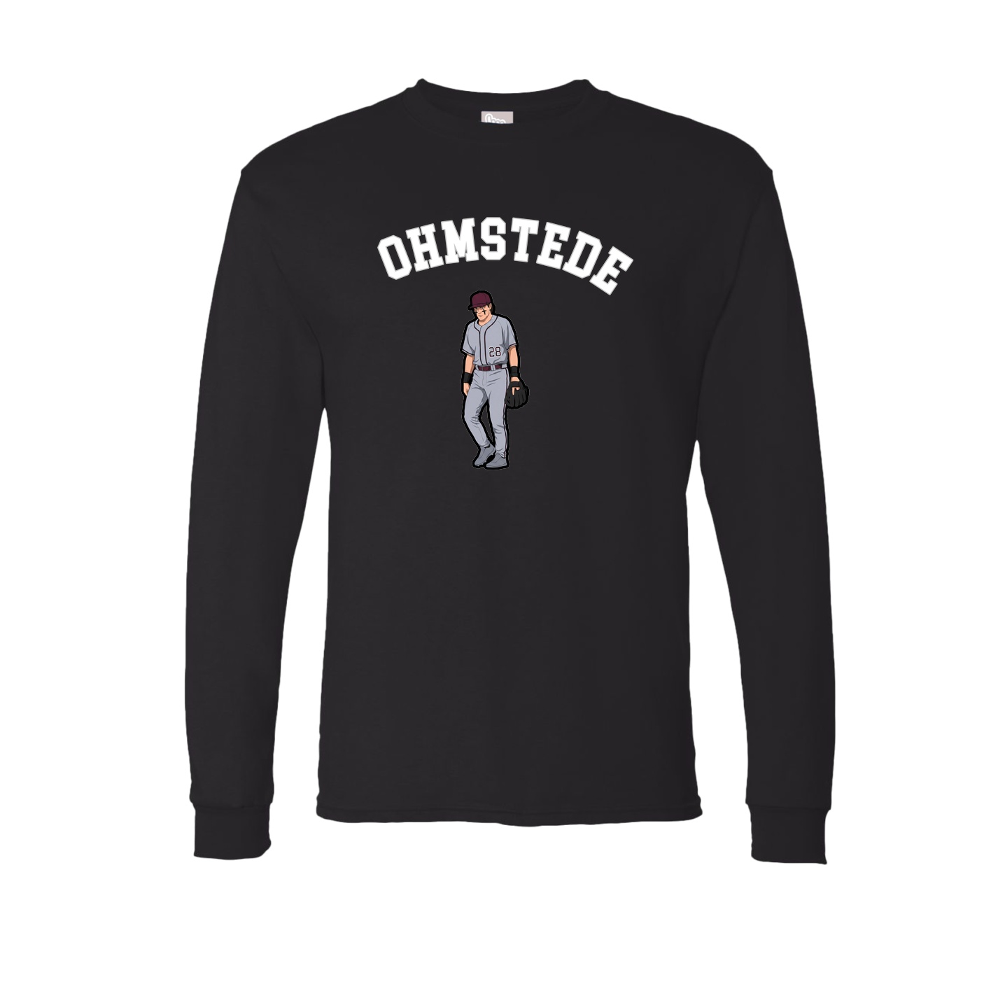 Long Sleeve Tee — Shirsey Arch in Black