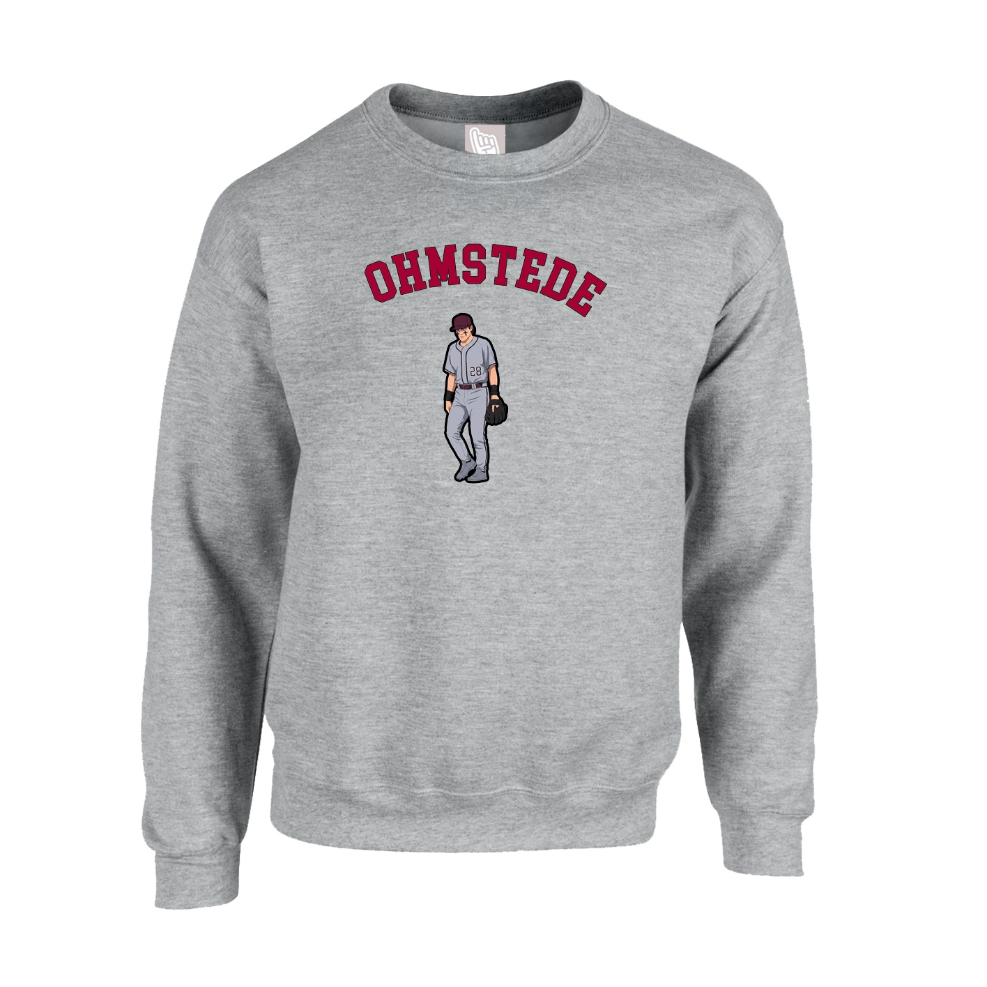 Fleece Crew — Shirsey Arch in Grey