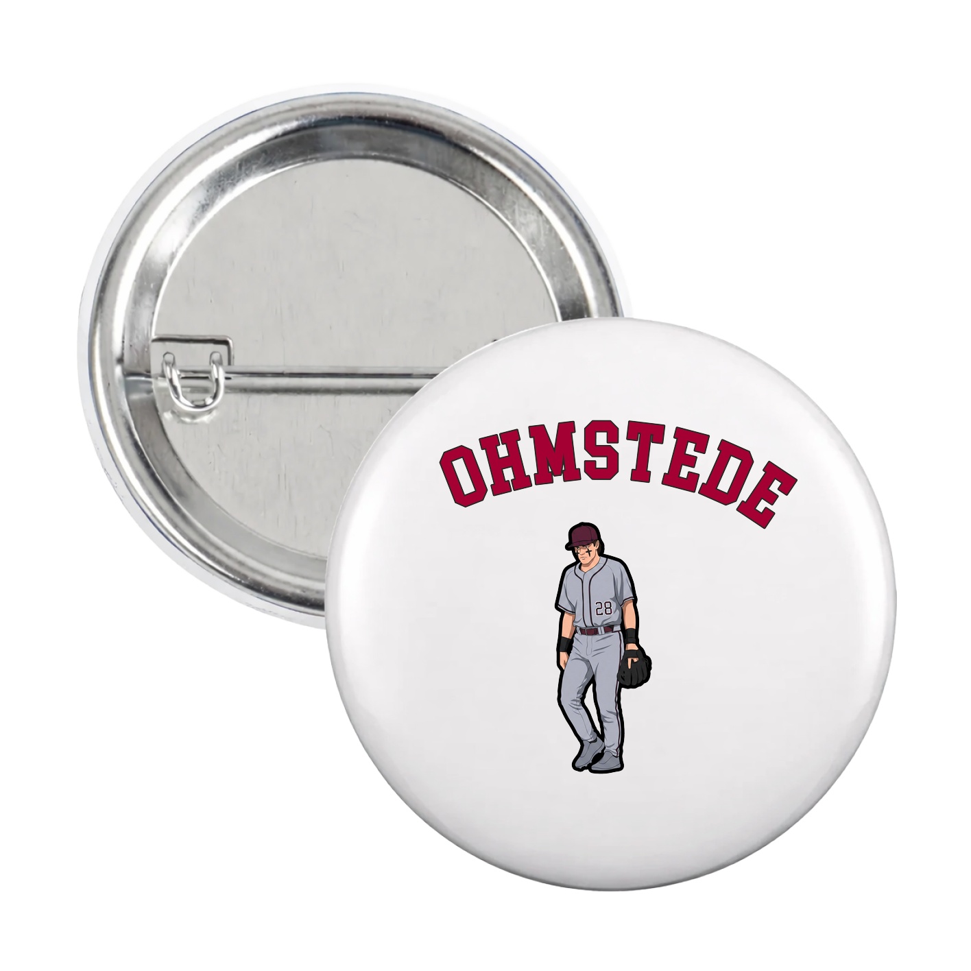 Game Day Button — Shirsey Arch in White