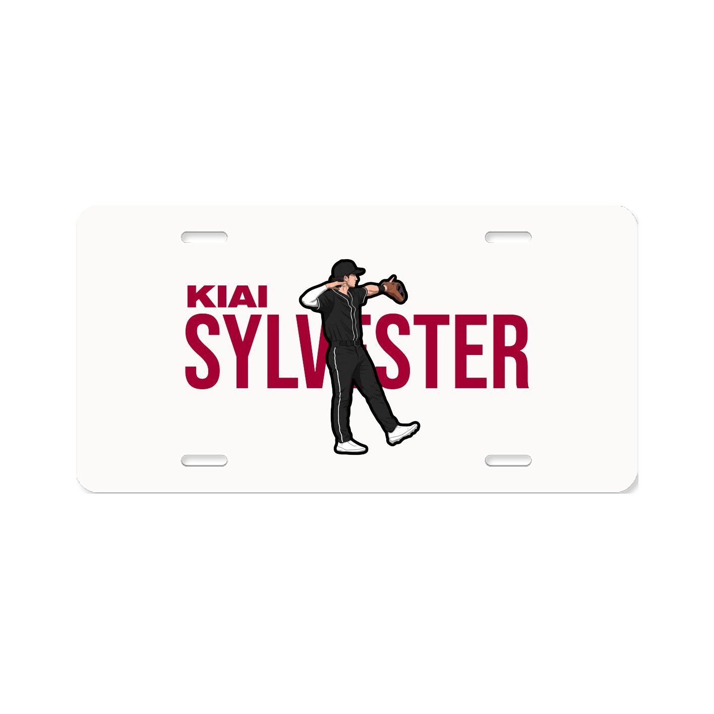 License Plate — Player Name in Classic