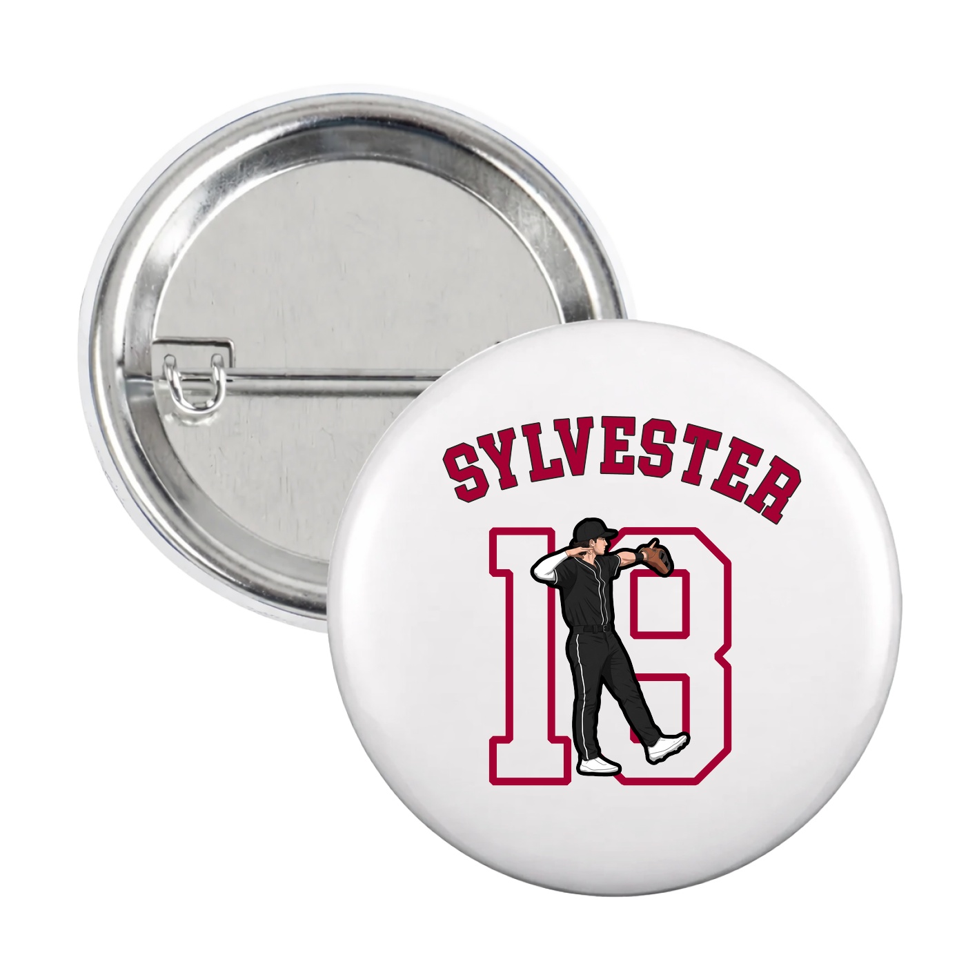 Game Day Button — Shirsey Arch in White