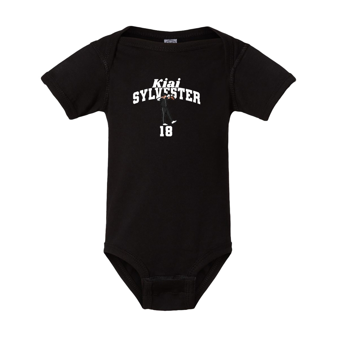 Baby Onesie — Signature Arch in Black