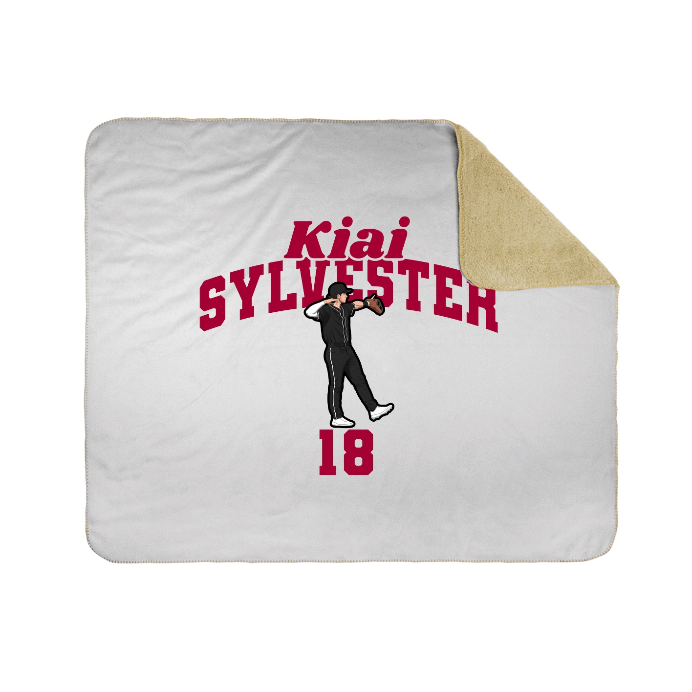Throw Blanket — Signature Arch in White