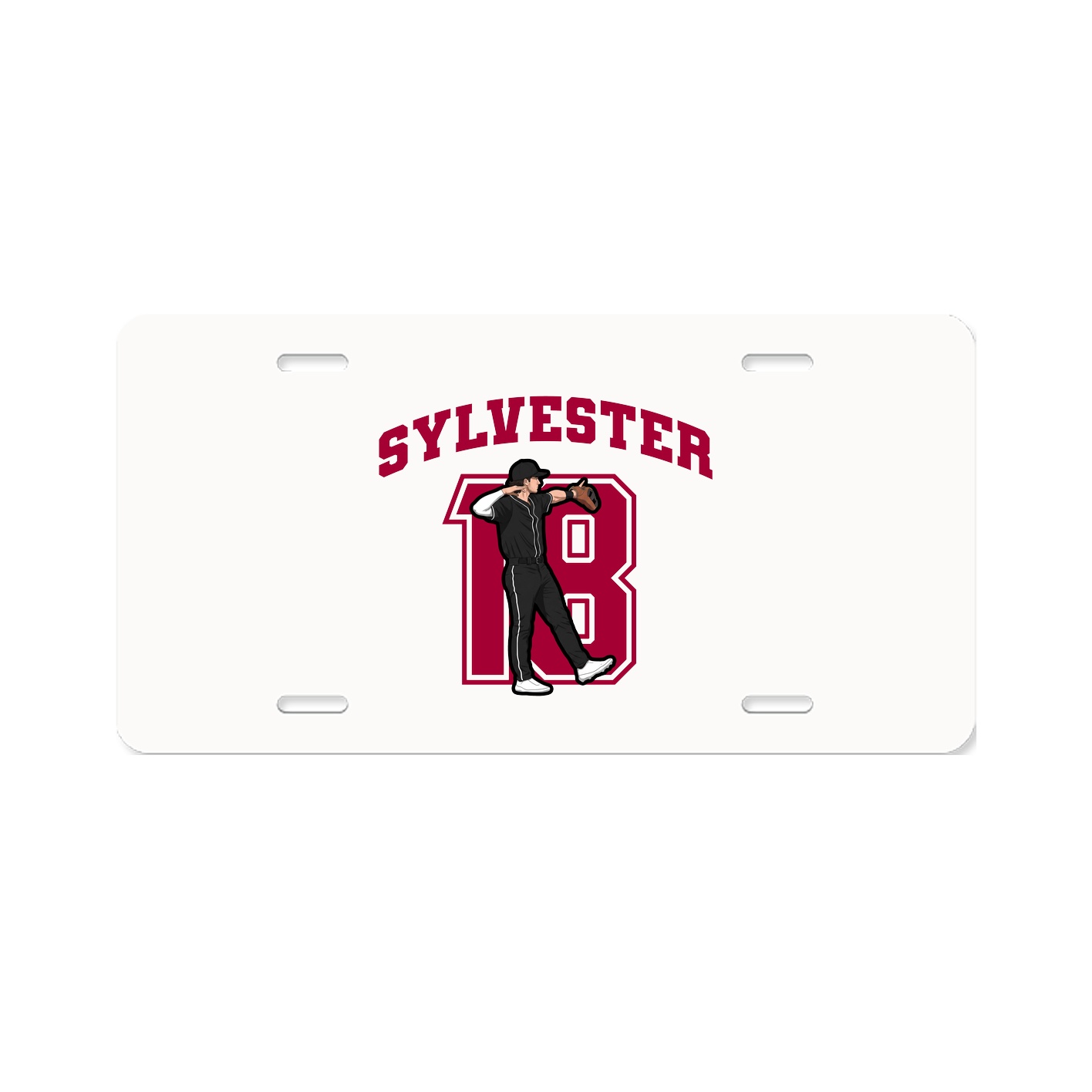 License Plate — Number in Classic