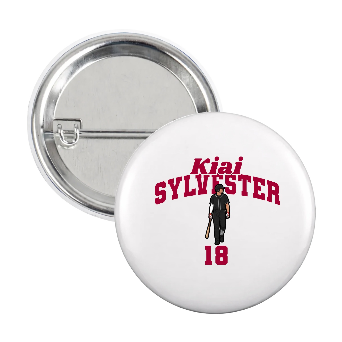 Game Day Button — Signature Arch in White
