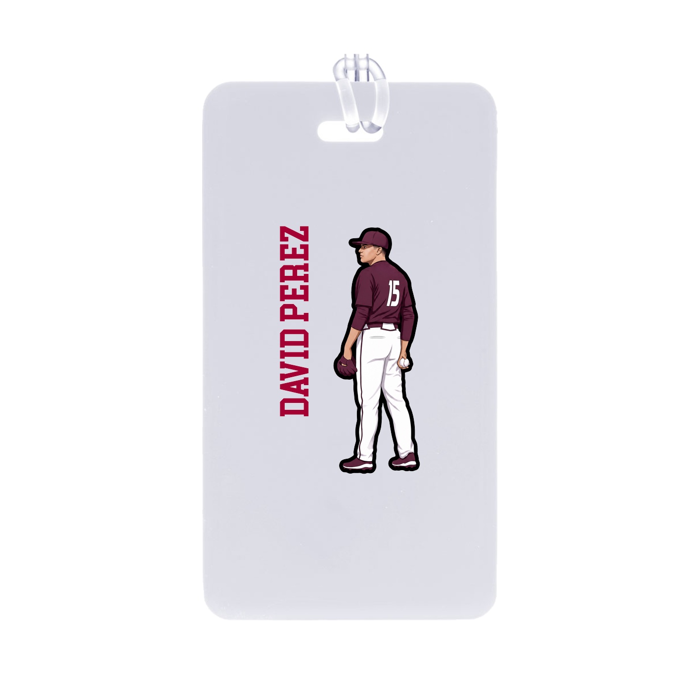 Bag Tag — Name Vertical in Classic