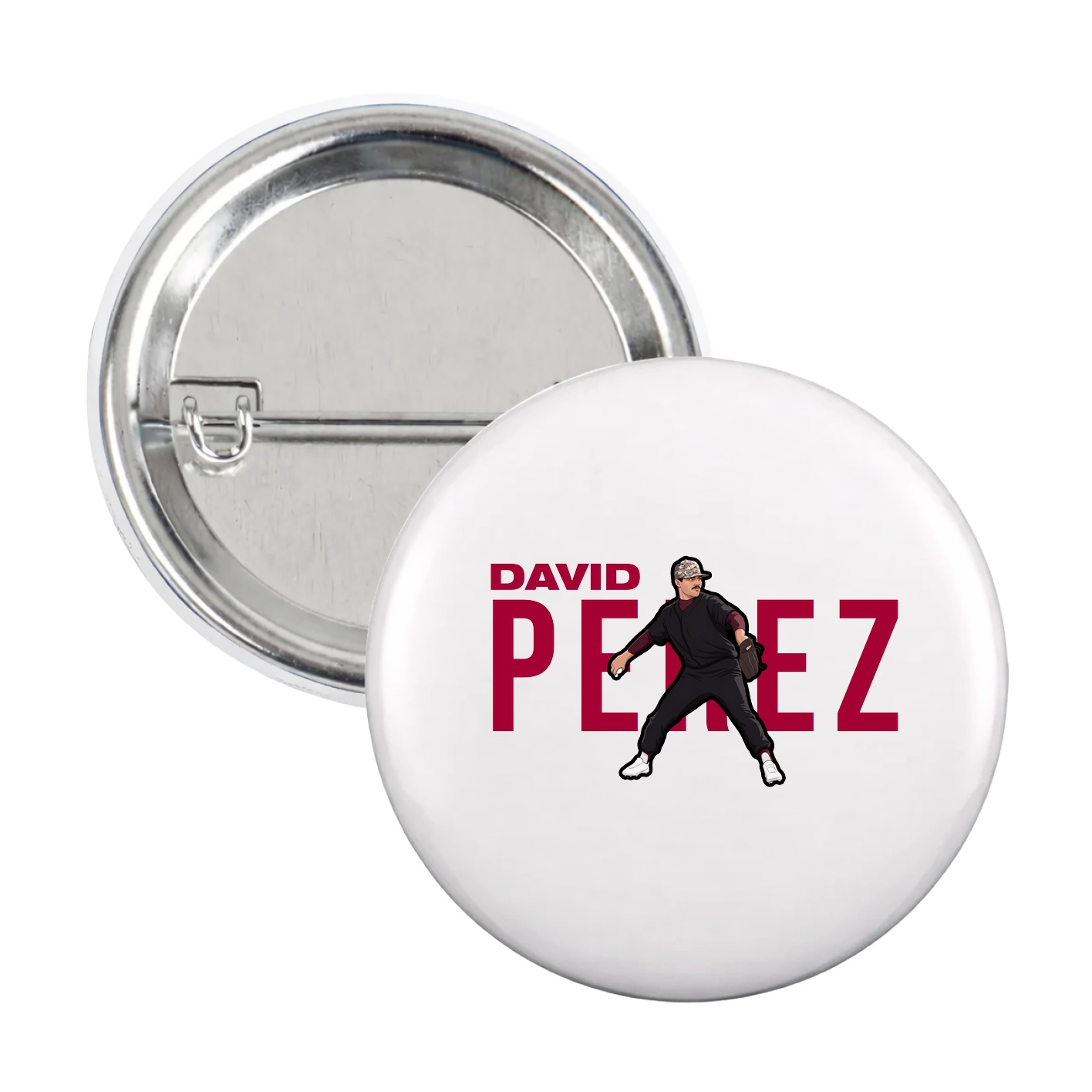 Game Day Button — Player Name in White