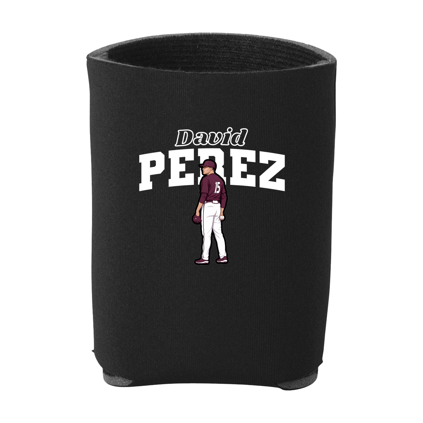 Can Holder — Name Arch in Black