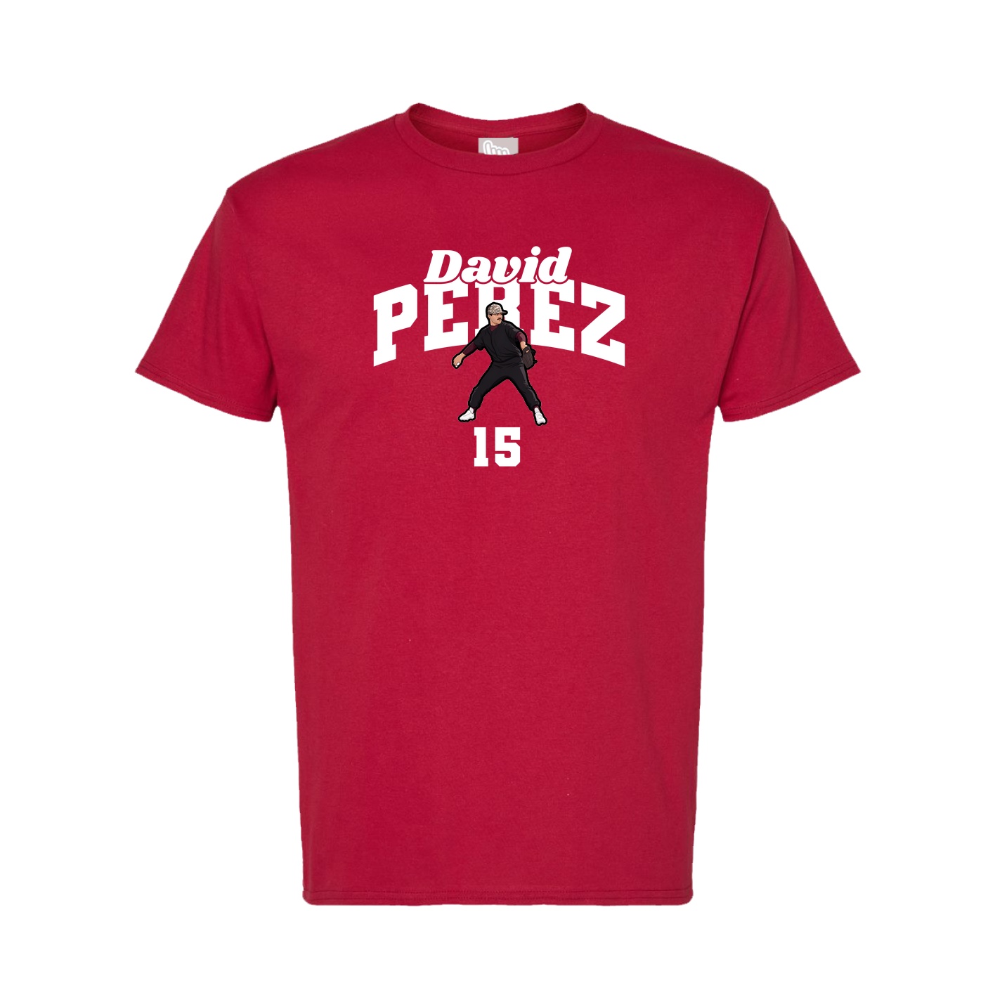 Tee — Signature Arch in Crimson