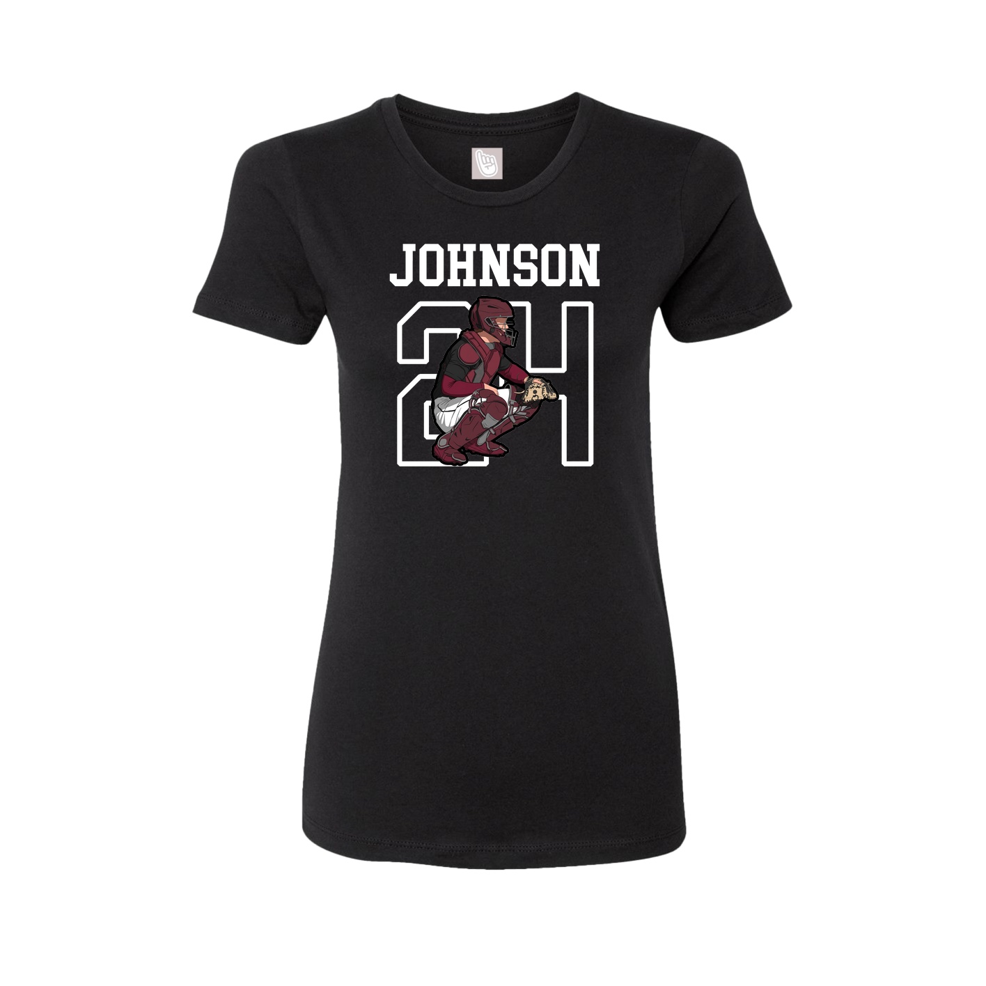 Fitted Women's Tee — Shirsey in Black