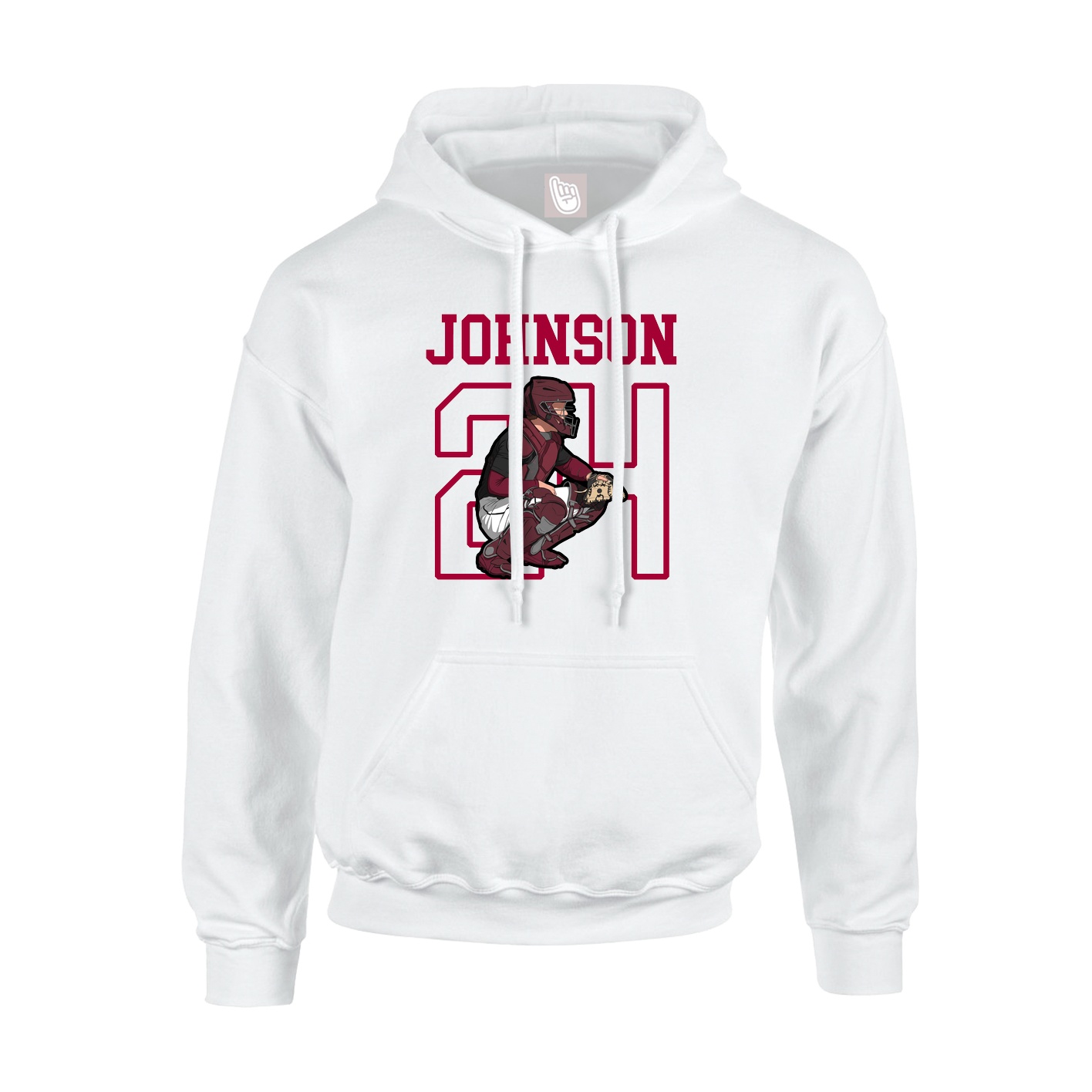 Hoodie — Shirsey in White