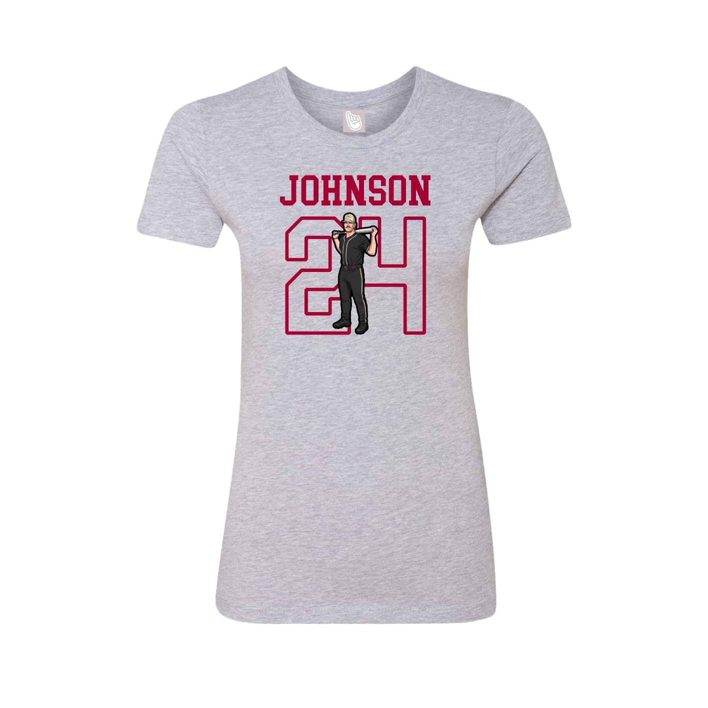 Fitted Women's Tee — Shirsey in Grey