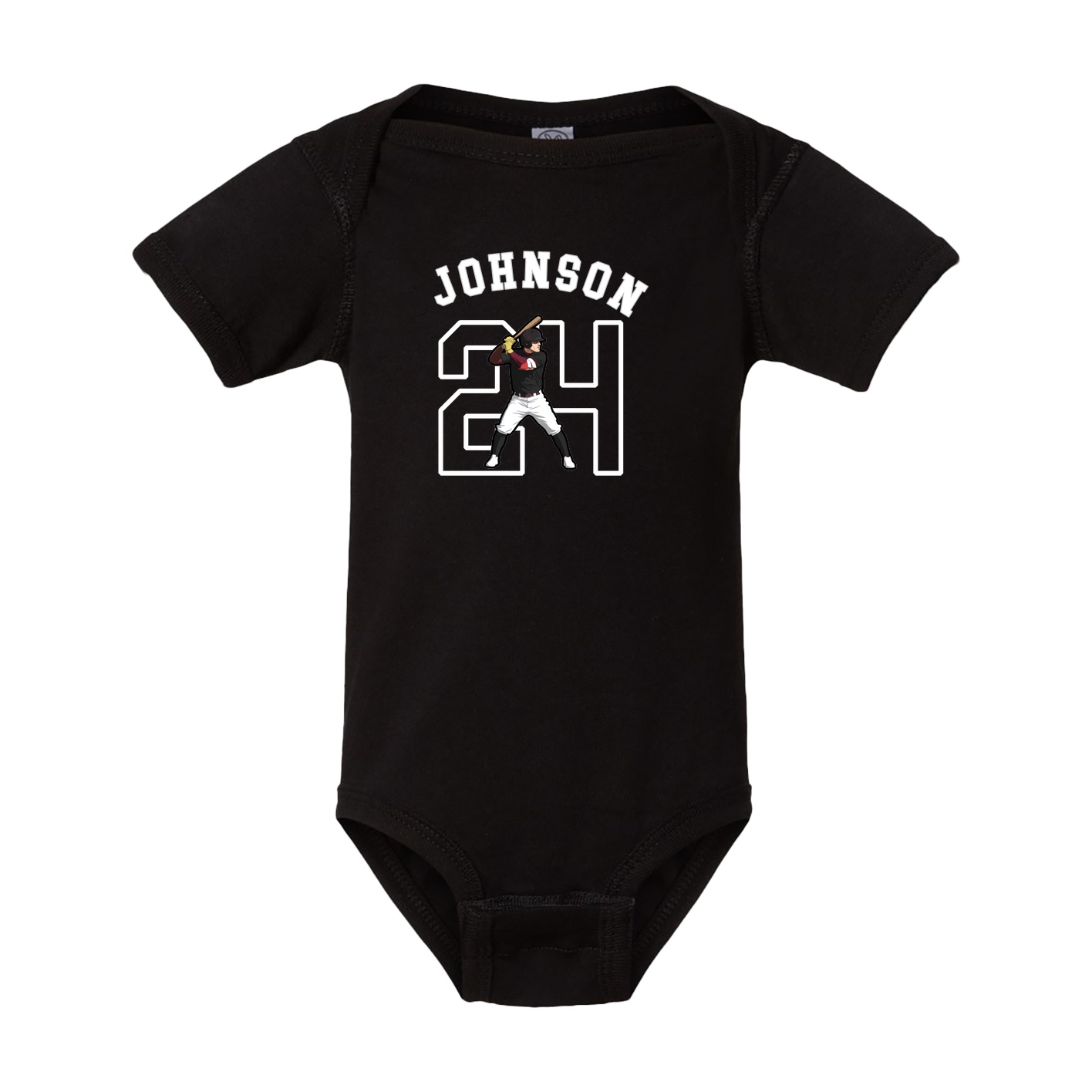 Baby Onesie — Shirsey Arch in Black