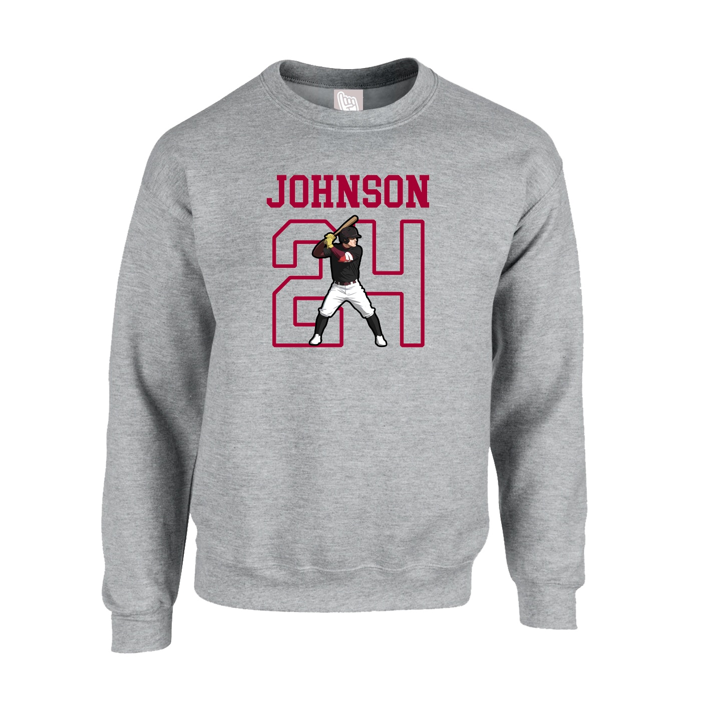 Fleece Crew — Shirsey in Grey