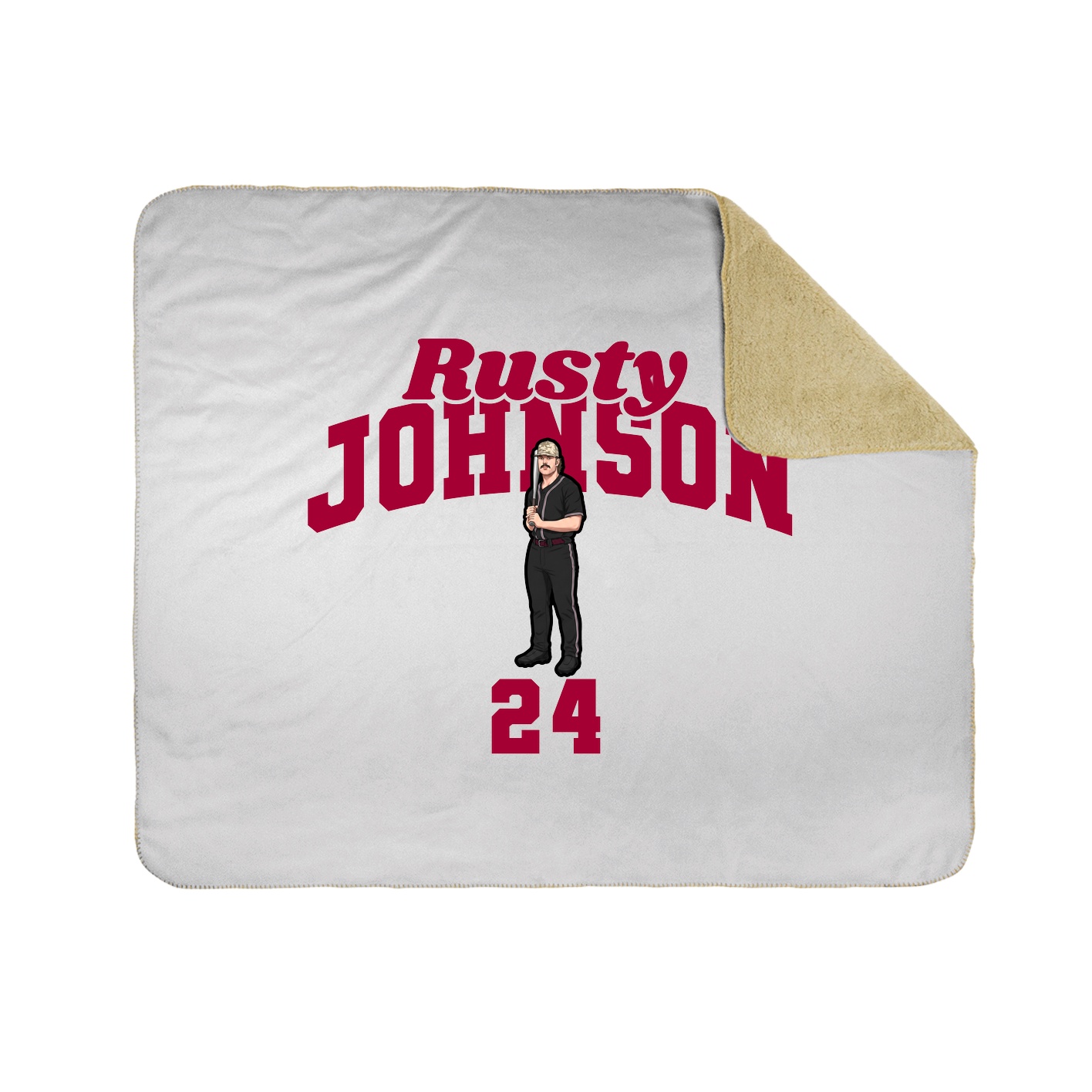 Throw Blanket — Signature Arch in White