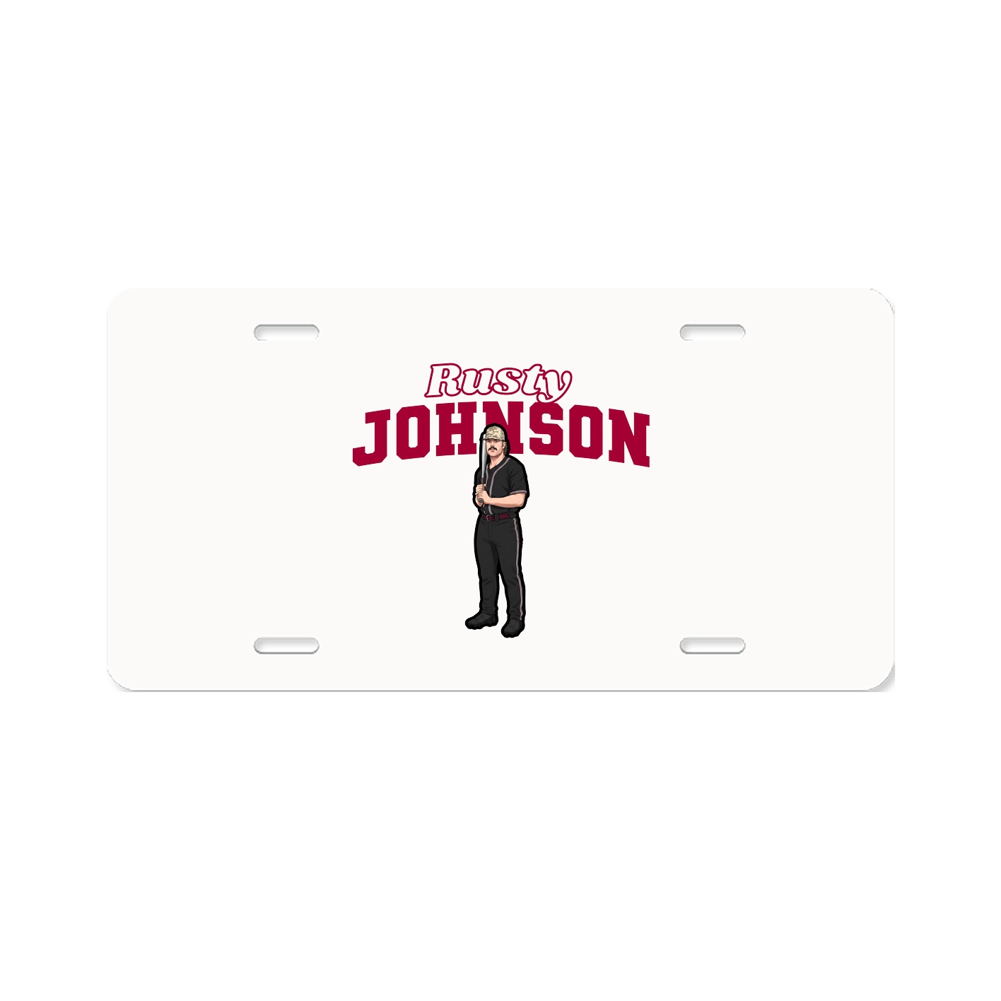 License Plate — Name Arch in Classic