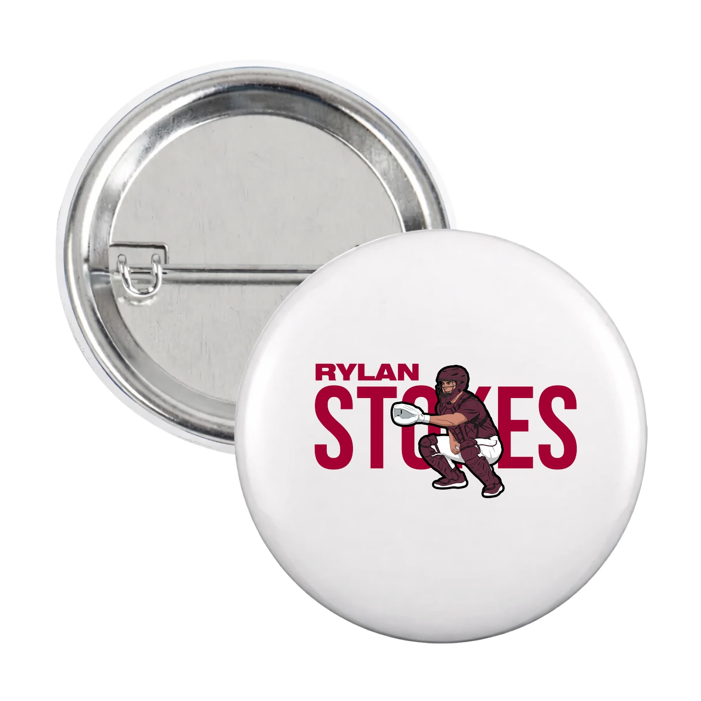 Game Day Button — Player Name in White