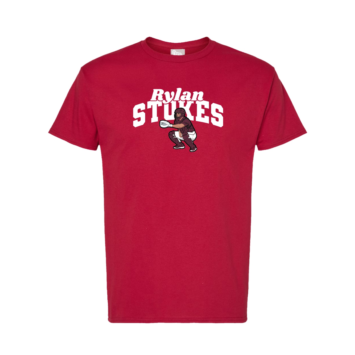 Tee — Signature Arch in Crimson