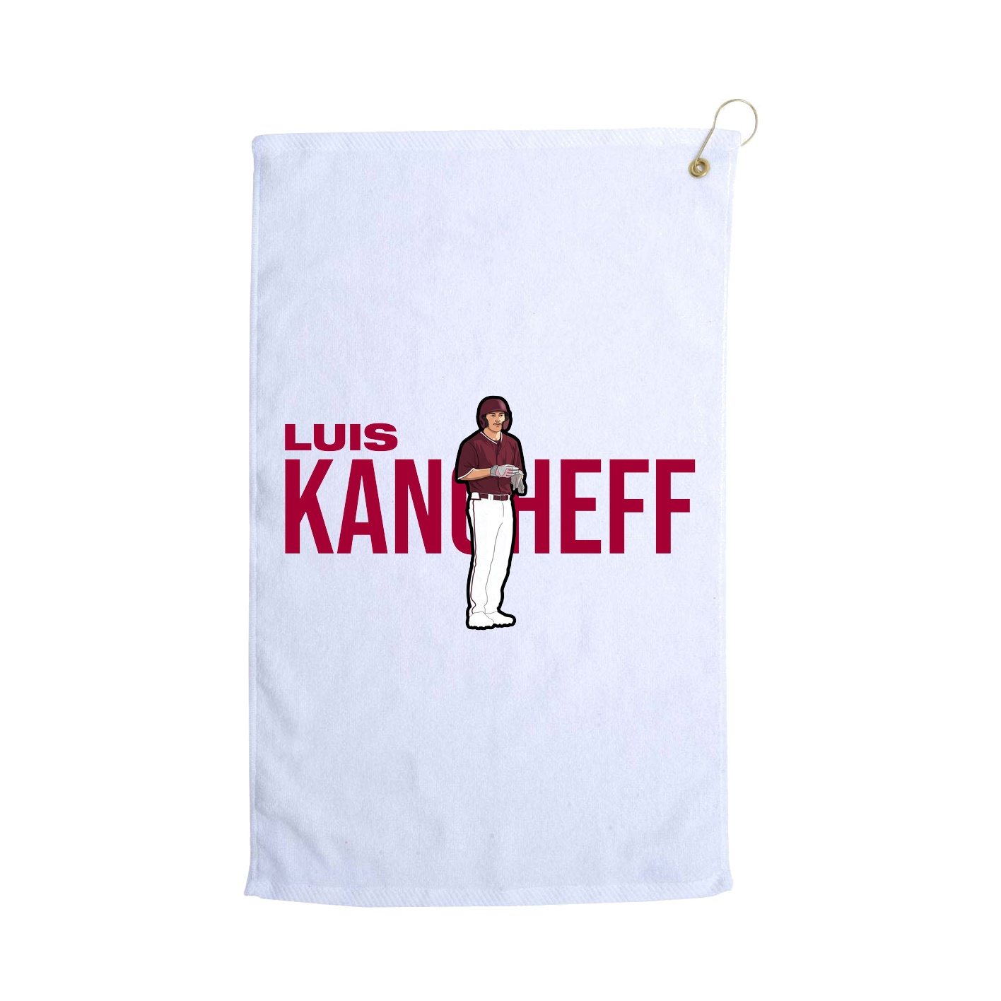 Golf Towel — Player Name in White