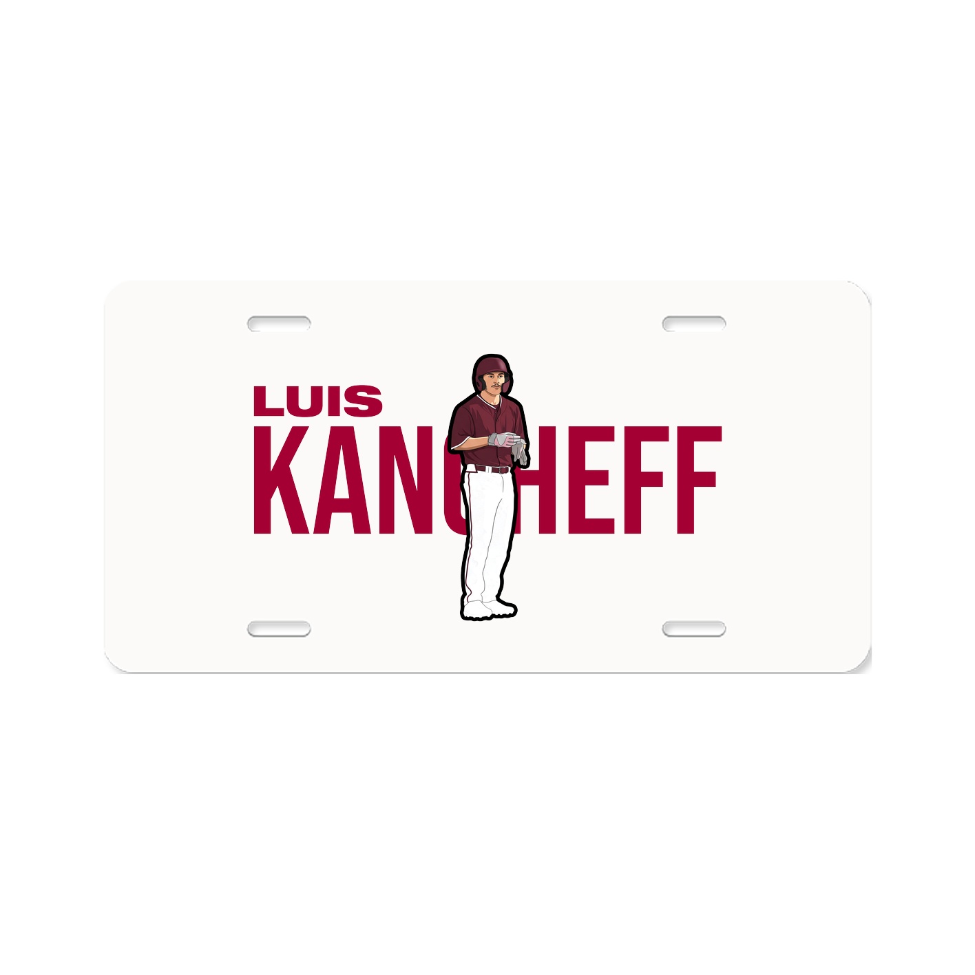 License Plate — Player Name in Classic