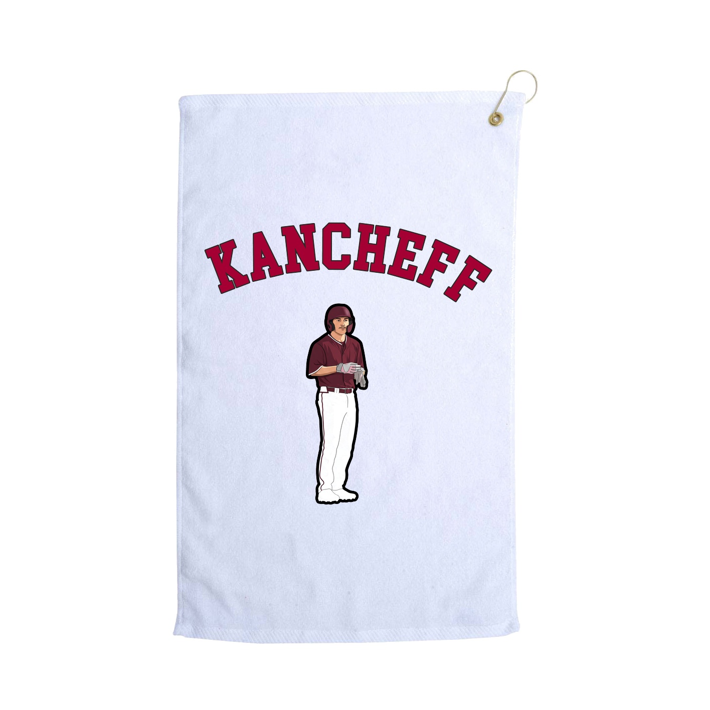 Golf Towel — Shirsey Arch in White