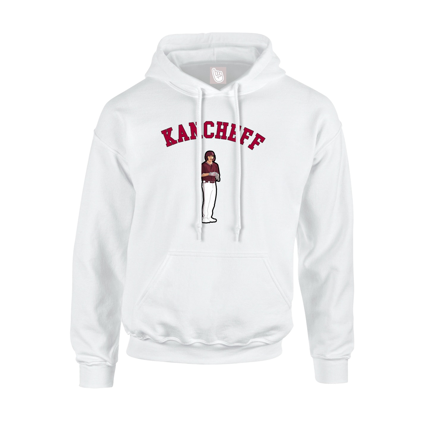Youth Hoodie — Shirsey Arch in White