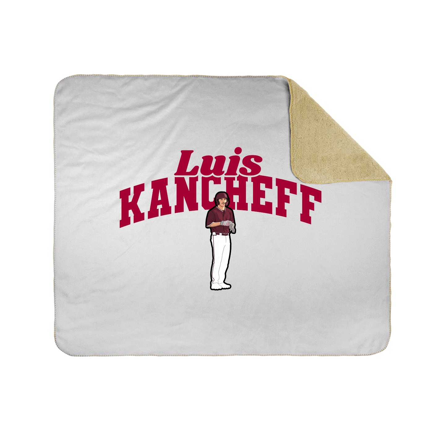 Throw Blanket — Signature Arch in White