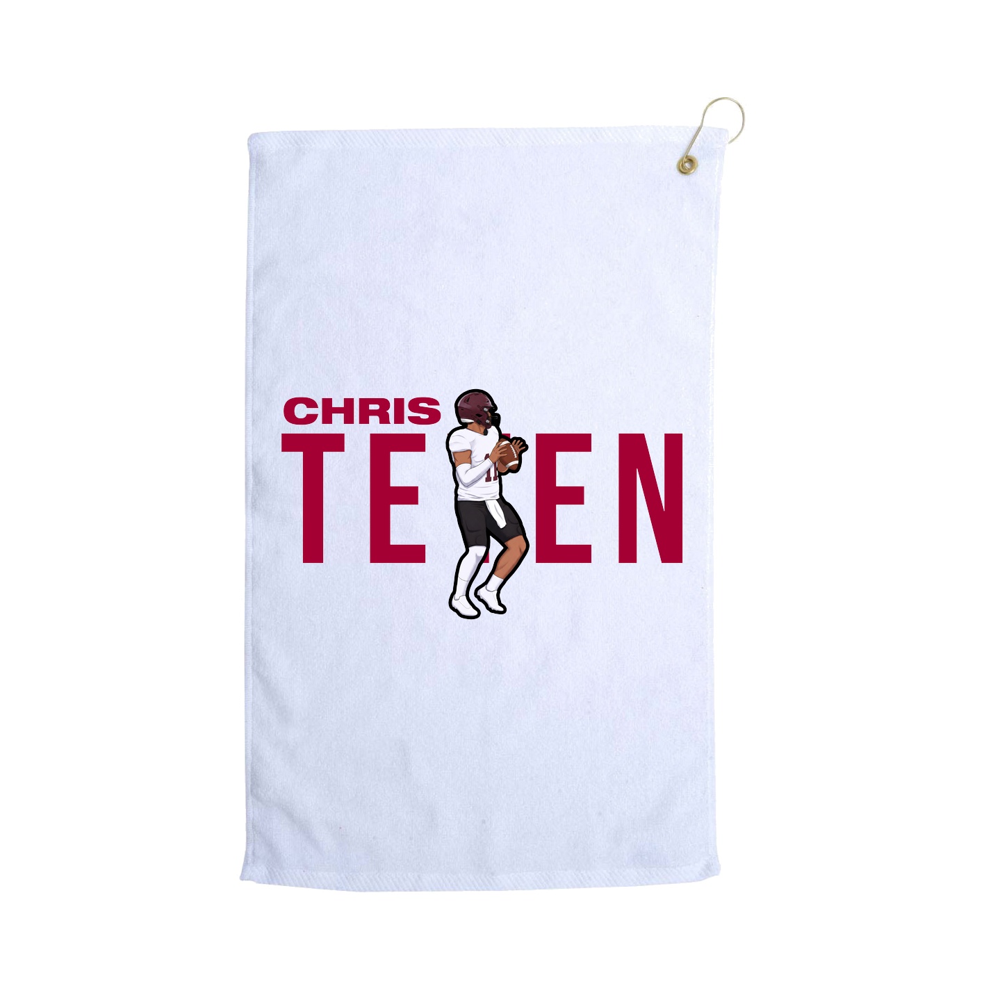 Golf Towel — Player Name in White