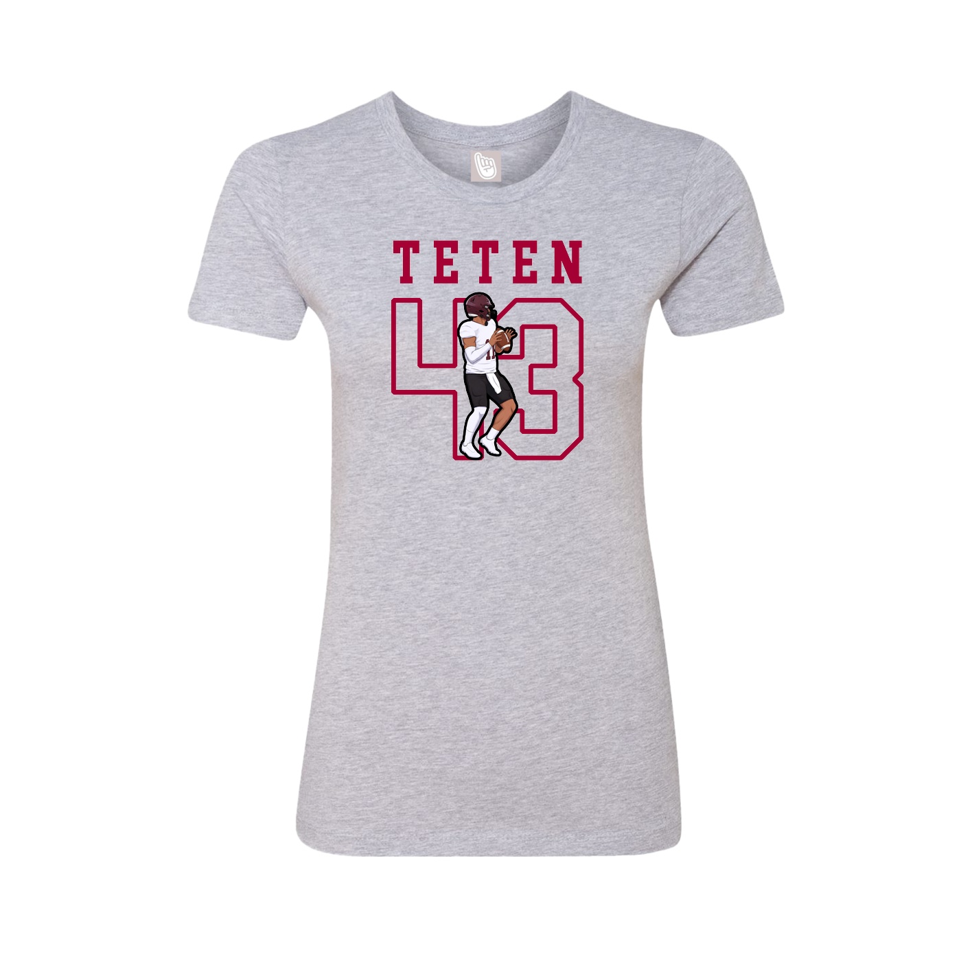 Fitted Women's Tee — Shirsey in Grey