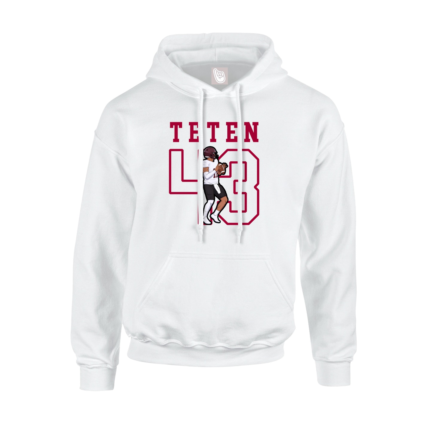 Hoodie — Shirsey in White