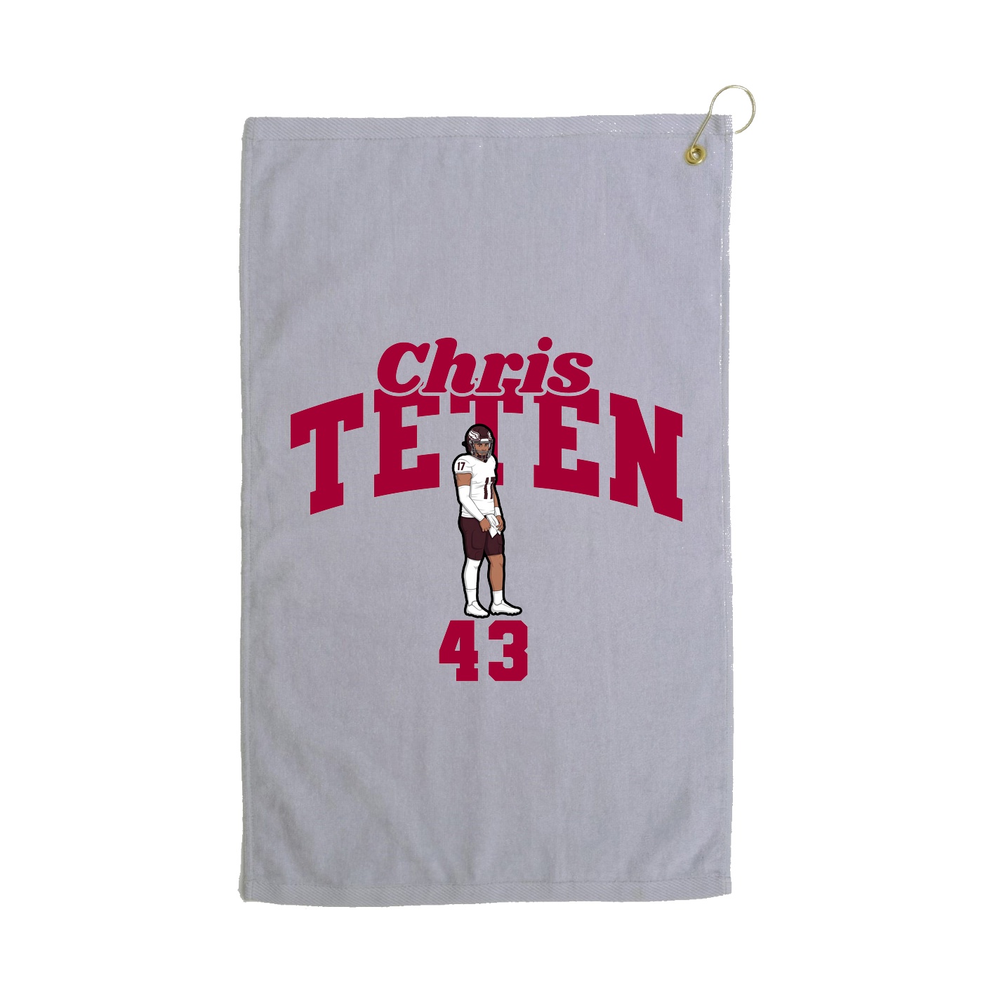 Golf Towel — Signature Arch in Grey