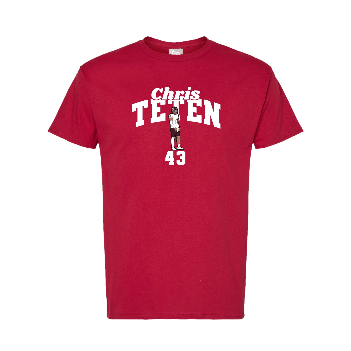 Tee — Signature Arch in Crimson
