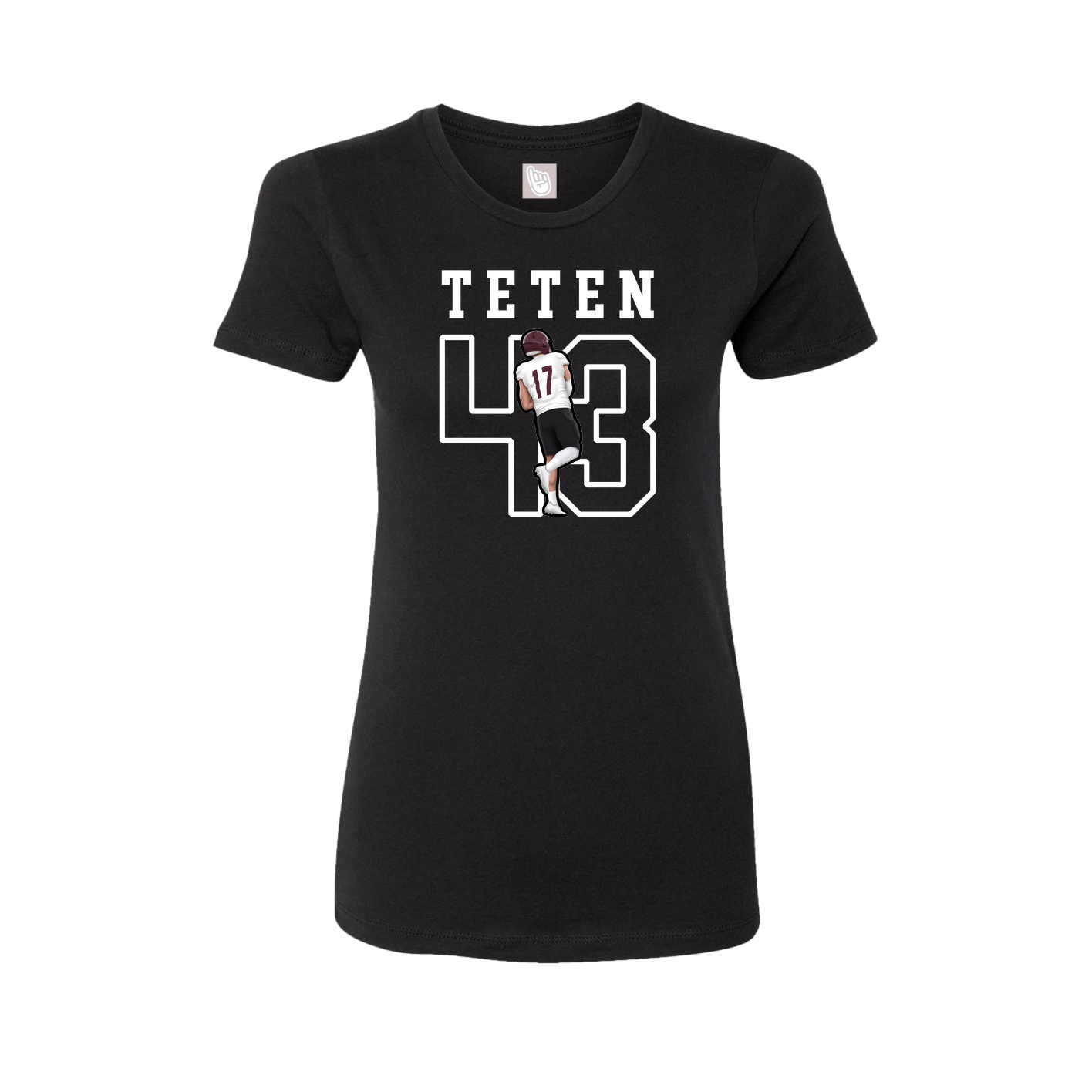 Fitted Women's Tee — Shirsey in Black