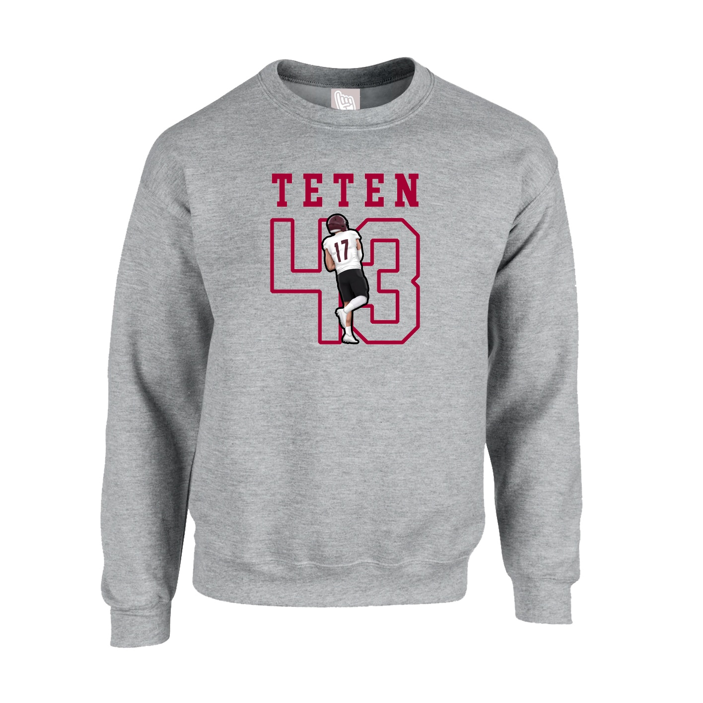 Fleece Crew — Shirsey in Grey