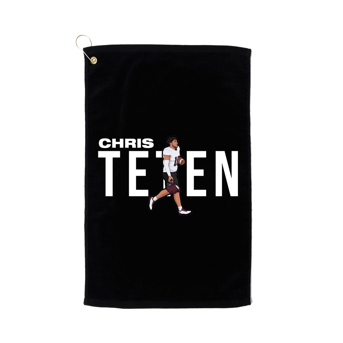 Golf Towel — Player Name in Black